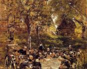 尤金 布丹 : Laundress  near Trouville